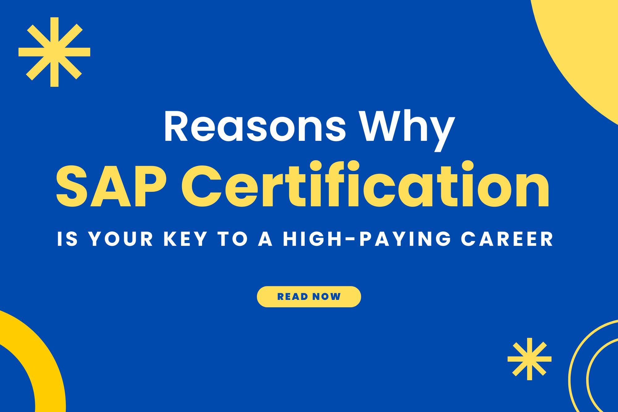 why sap certification is must